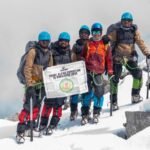 छत्तीसगढ़ के मुख्यमंत्री श्री विष्णु देव साय के सम्मान में रखा गया नाम, आल्पाइन शैली में 12 घंटे में पूरी की चढ़ाई,पहली बार हिमालय पहुँचे आदिवासी पर्वतारोही, 11 IMG 20251030 WA0012