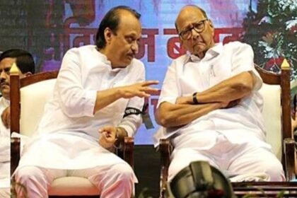 Ajit Pawar and Sharad Pawar